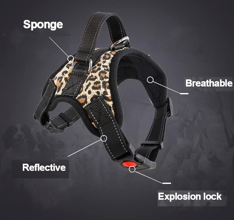 OEM Manufacturer Wholesale Reflective Breathable Multi-Design Big Pet Dog Harness