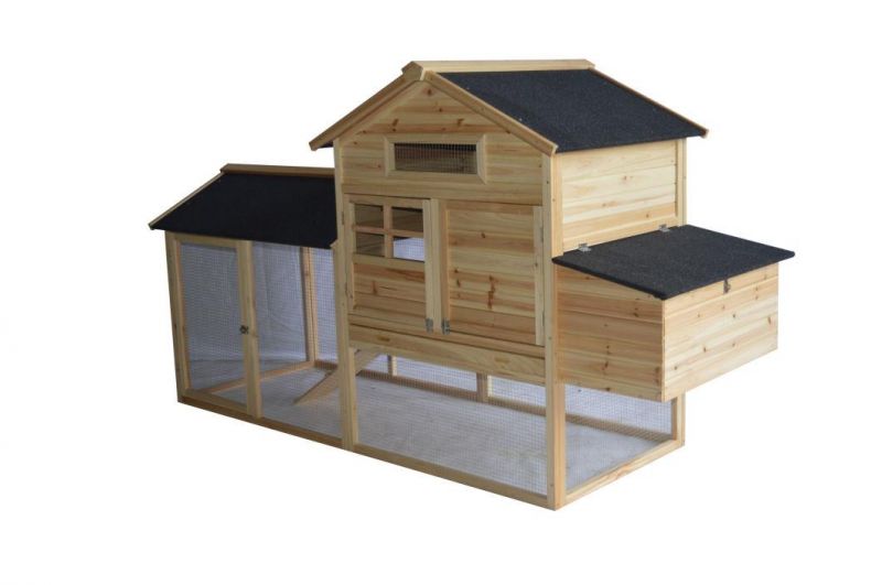 Clear Lacquer Wooden Chicken Coop Chicken House Chicken Cage