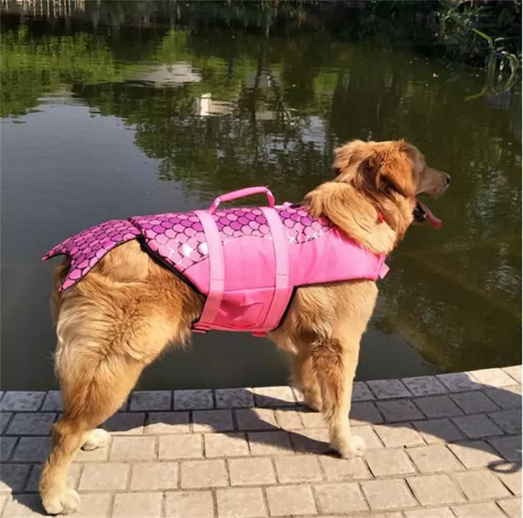 Dog Life Vest Summer Pet Life Jacket Adjustable Dog Swim Vest for Small Medium Large Dog