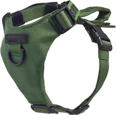 Customized Adjustable Service Dog Harness Training Vest with Handle for Puppy Small Medium Large Dogs
