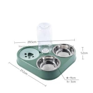 One Piece Pet Feeder &amp; Waterer for Cat and Dog