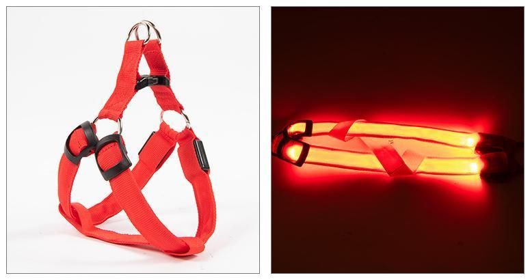 Wholesale Hot Sell High Quality LED Dogs Pets Harness