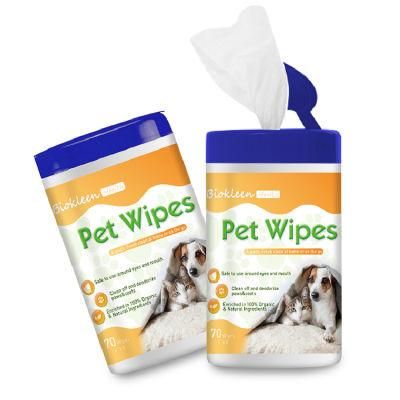 Biokleen Portable Dog Cleaning Biokleen Hypoallergenic Grooming Wipes Biodegradable Wipes for Pets