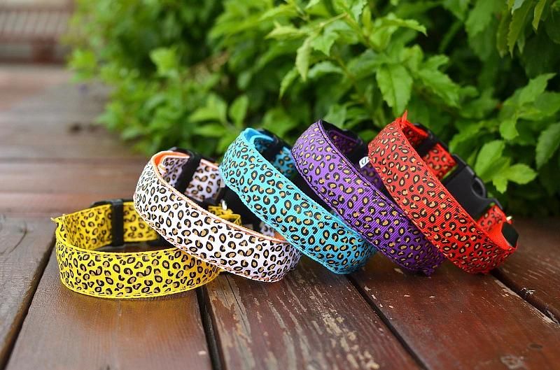 Amazon Best Selling Flashing Adjustable Glow Light up LED Pet Dog Collar for Dog