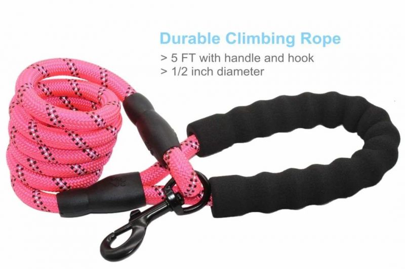 Extremely Durable Premium Quality Mountain Climbing Dog Rope Lead, Strong, Sturdy and Comfortable Pet Dog Leash