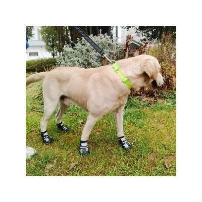 Manufacturer New Style Reflective Waterproof Anti-Slip Protect Feet Walking Rain Snow Boots Pet Shoes for Dogs