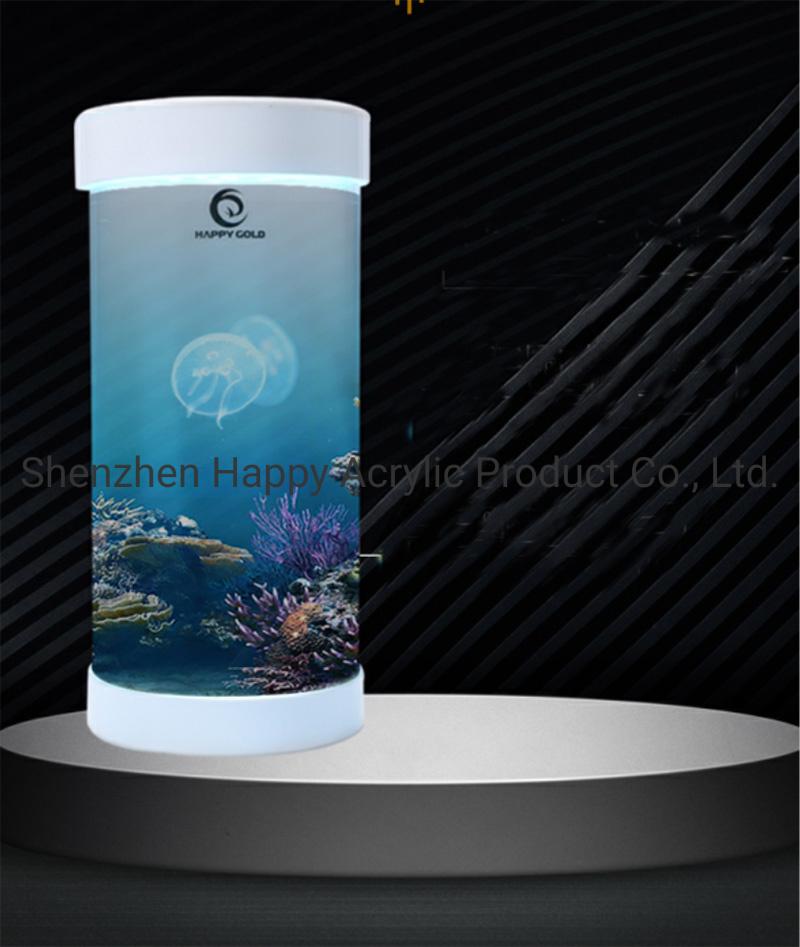 Factory Direct Acrylic Aquarium Tank, Global Wholesale, Acrylic Desktop Fish Tank Jellyfish Aquarium Tank