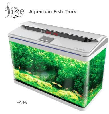 160L Glass Aquarium Tank 6mm Thick with LED Displaying Screen