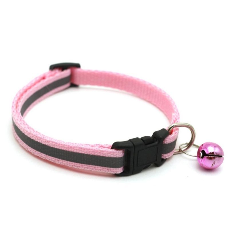 Pet Collar Reflective Strip Pet Bell Collar Suitable for Small Cats and Dogs Pet Supplies