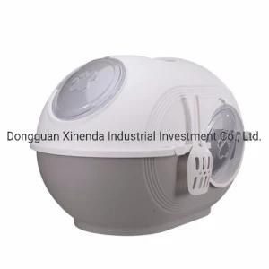 Wholesale Custom Shape Style Totally Enclosed High Back Walls Cat Litter Box