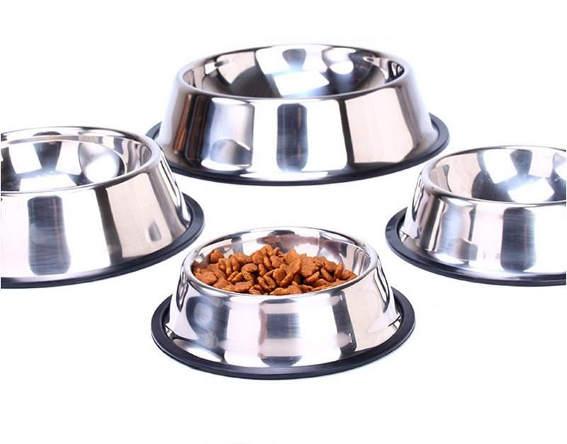 Pet Dry Food Bowls Drinking Water Dog Dish Feeder Food Bowl