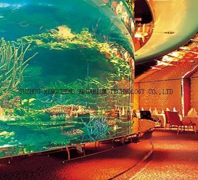 Huge Aquarium/Curved Glass Aquarium/Cylindrical Acrylic Aquarium