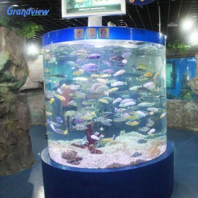 Clear Large Cylinder Acrylic Tall Jellyfish Aquarium Fish Tanks