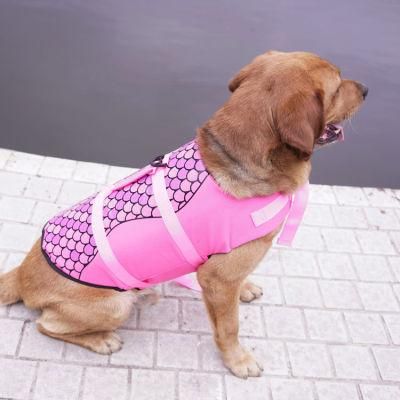Dog Life Vest Summer Pet Life Jacket Adjustable Dog Swim Vest for Small Medium Large Dog