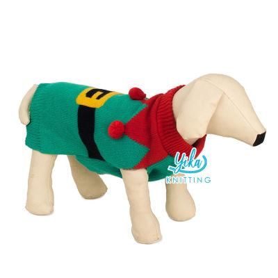 Holiday Pet Dog Sweater Santa Color Black Size S L with Tags