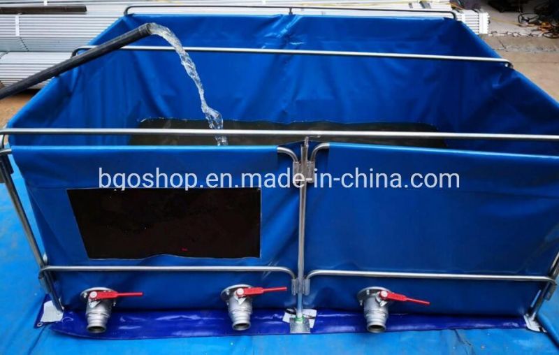 Collapsible and Movable Round Fish Tank