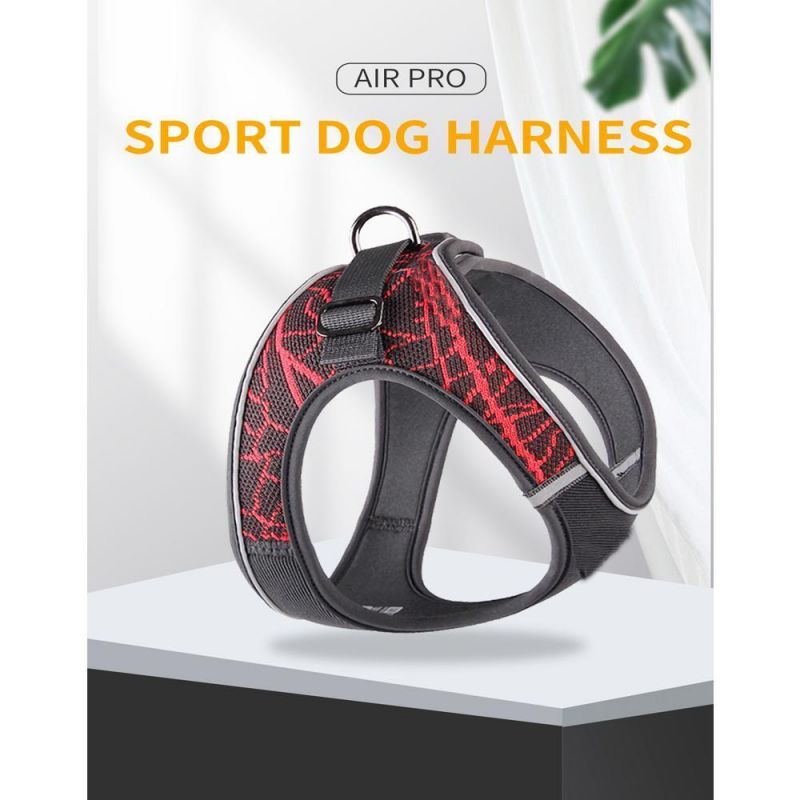 Custom Logo No Pull Durable Reflective Dog Harness Soft Padded Quick Release Pet Dog Harness Pet Accessories