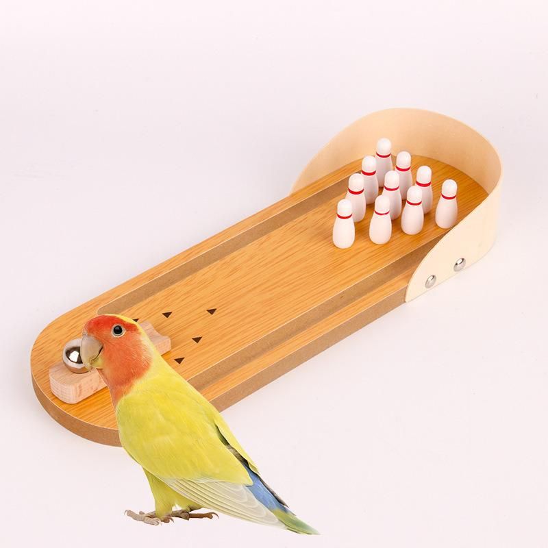 Parrot Bowling Toy Parrot Training Toy