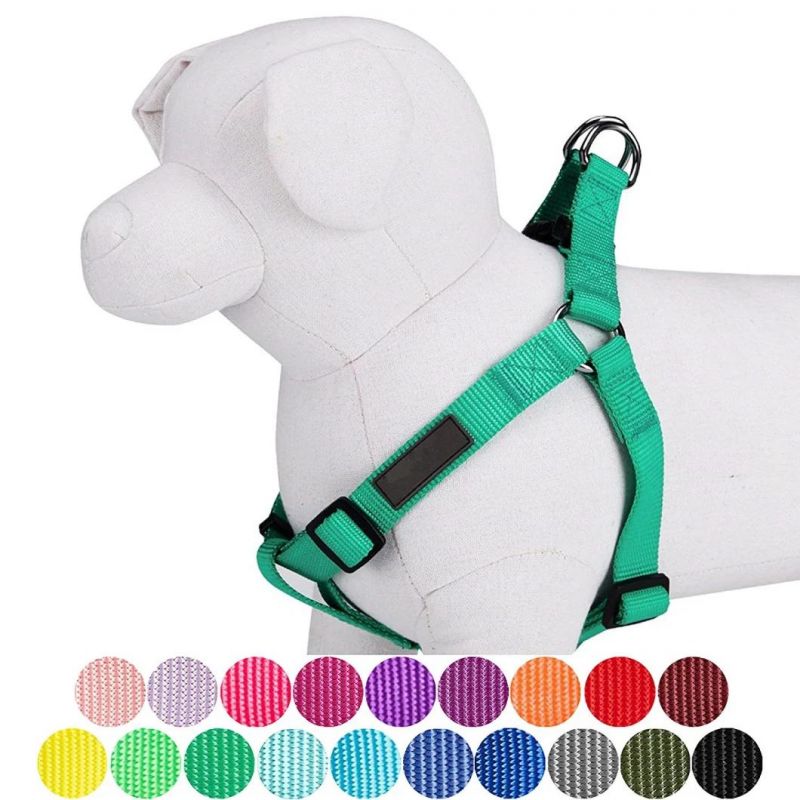 Customized Design Pet Supplies Adjustable Soft Nylon Pet Dog Harness Wholesale