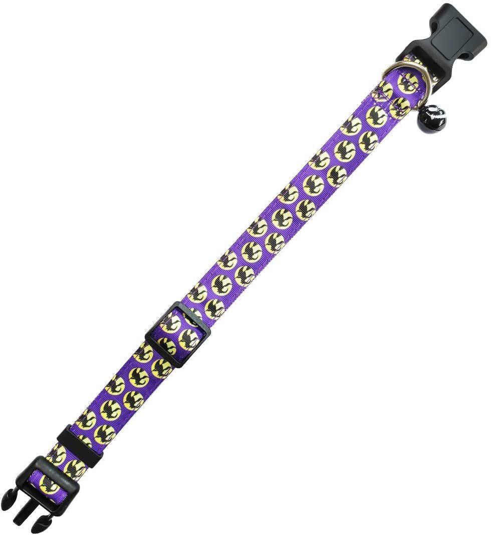 Pet Christmas Cat Dog Collar with Bow Tie for Adjustable 100% Cotton Nylon