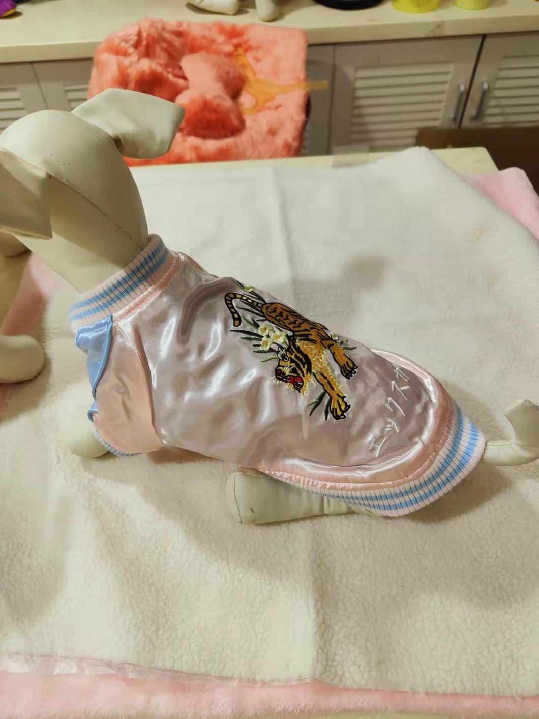 "Tiger"Embroider Pet Products Pet Accessories Dog Clothes Dog Clothing Designer Clothes