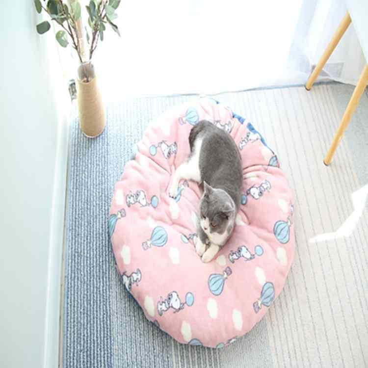 Amazon Top Seller Summer Luxurious Pet Cooling Cushion Comfortable Donut Bed Mat for Dogs Cats Open Style