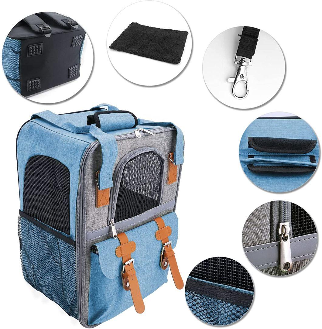 Pet Backpack Carrier for Small and Medium-Sized Cats and Dogs