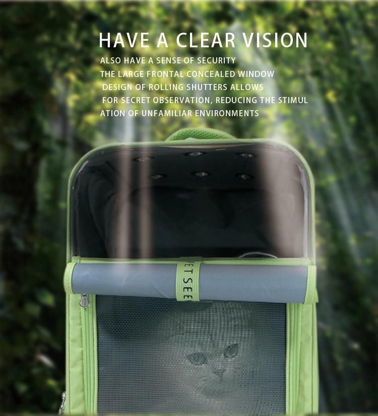 Fashion Luxury Breathable Backpack Bag Cat Pet Carrier Cat Products Mokofuwa