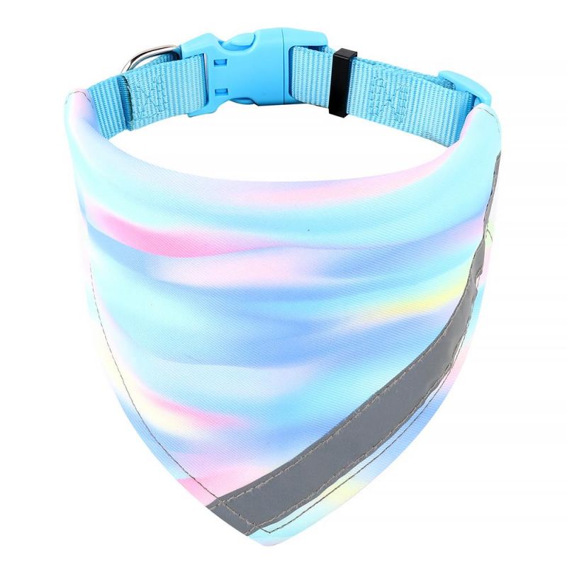 Personalized Pet Accessories Nylon Webbing Collar Bandana for Dogs/Customized