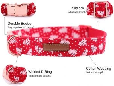 Wholesale Red Bowtie Webbing Dog Bowtie Faction Pet Dog Collars