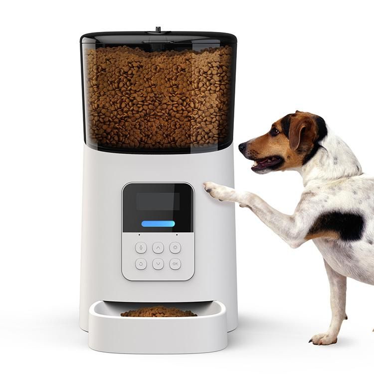 Wholesale Custom Logo 6L Large Capacity Pet Feeder Automatic Feeder Timing Quantitative Dog Food Feeder