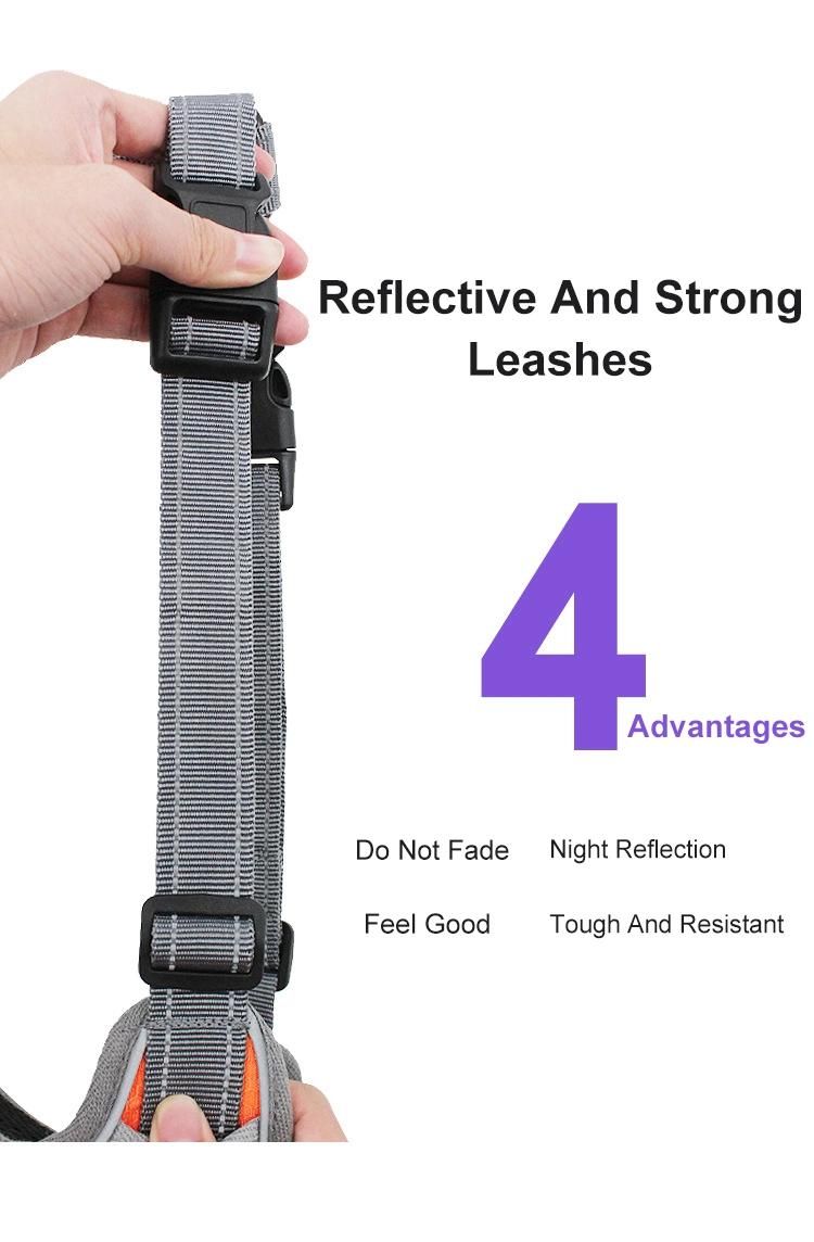 Heavy Duty Luxury Reflective No Pull Soft Pet Harness Vest Factory Price Custom Personalized Adjustable Dog Harness