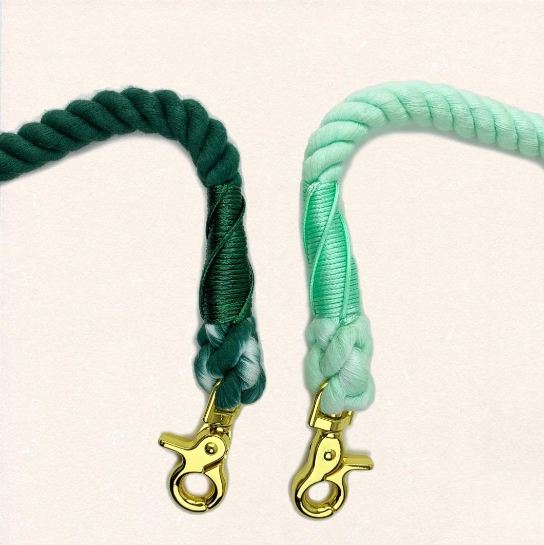 Handmade Fashion Dog Leash Soft Round Rope Leash