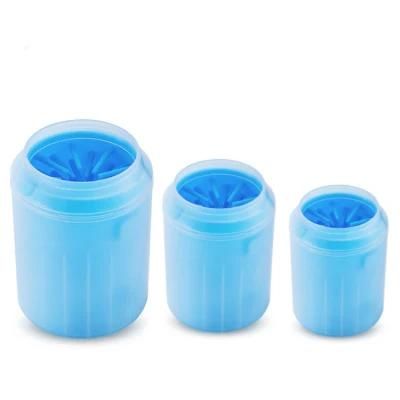 Eco-Friendly Pet Supply TPR Material Pet Dog Paw Clean Cup Washing Cup