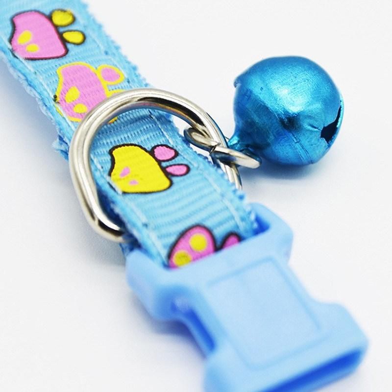Portable Cheapest Nylon Pet Collars with Bell