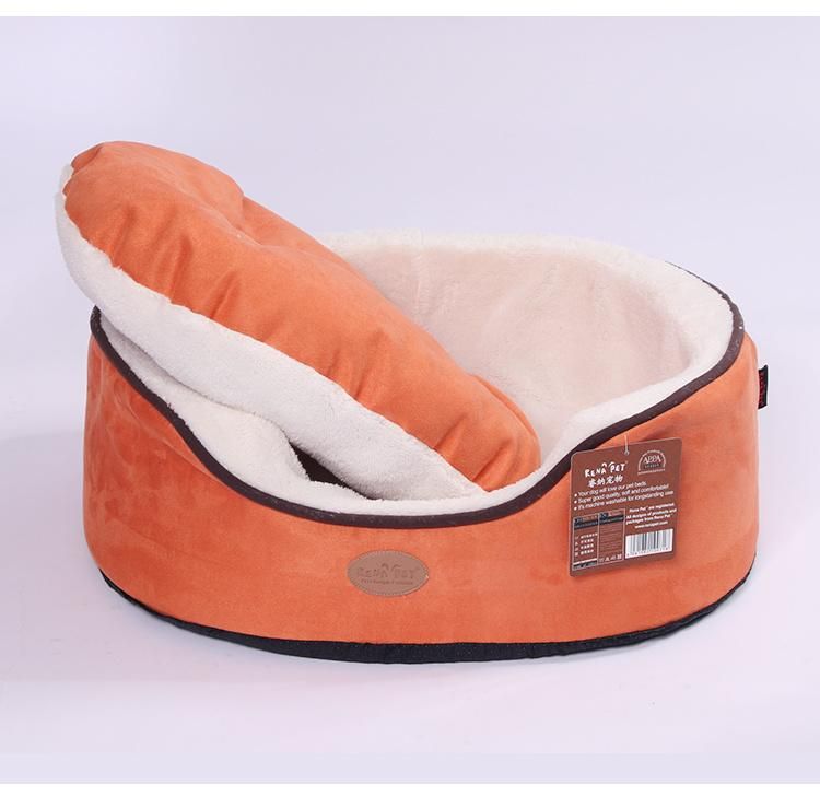 Customize OEM ODM Warm Short Plush Suede Memory Foam Pet Sofa Bed