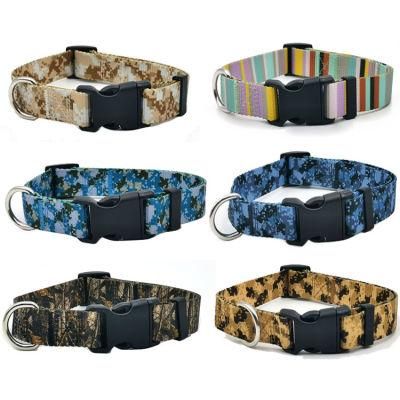 Manufacturer Custom Soft Padded Adjustable Reflective Polyester Dog Collar