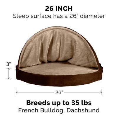Orthopedic Round Burrow Pet Dog Bed