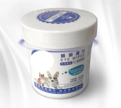 Pets Healthcare Eyes and Ears Wipes with Plants Extract Liquid Anti Virus Anti Bacteria Easy-Take Pocket Size 120PCS