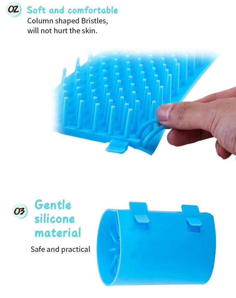 New Comfortable Portable Wash Dog ABS Dog Paw Cleaner Mat