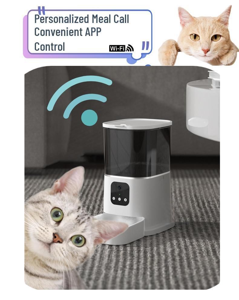 Automatic Pet Feeder with Programmable Timer Food Dispenser