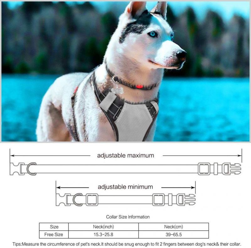 Waterproof Reflective Dog Harness with Strong Handle