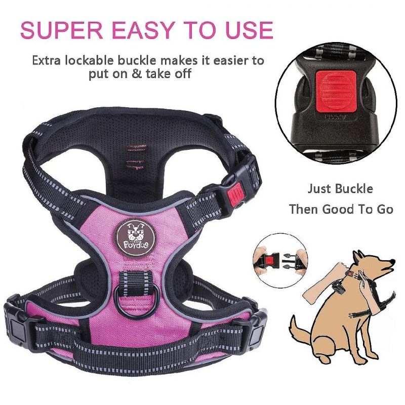 Durable Reflective Oxford Pet Dog Adjustable Harness