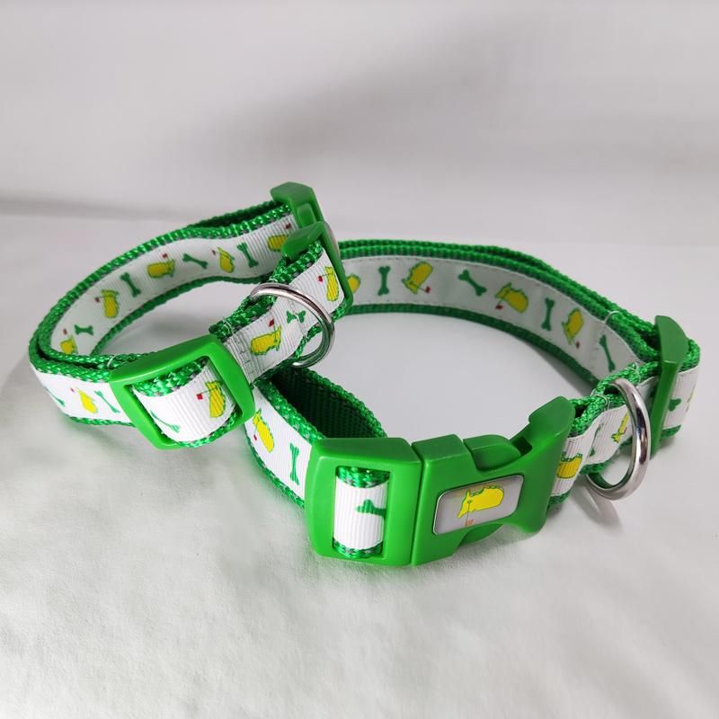 Luxury Sublimation Designer Ribbon Nylon Dog Training Collars