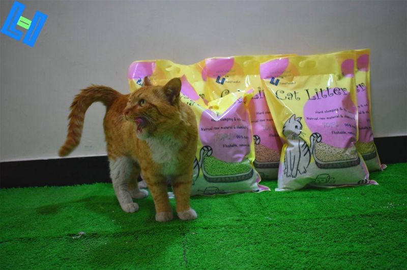 Tofu Cat Litter Used for Cats′ Toilet with Hard Clump