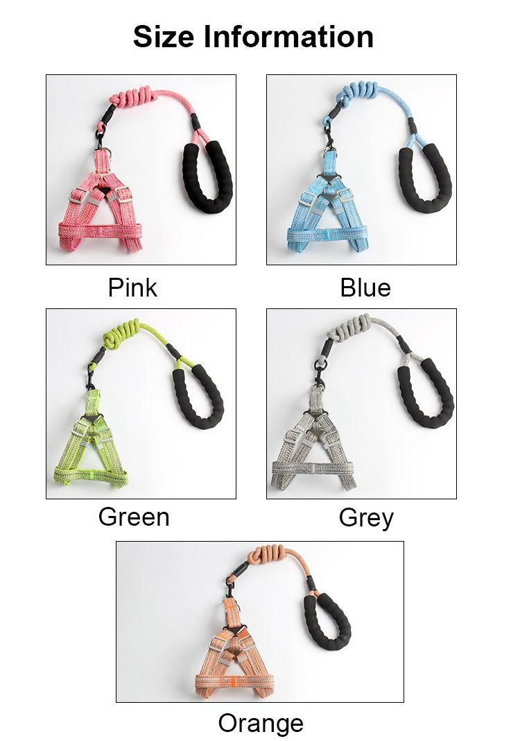 New Design Accept Custom Breathable No Pull Chest Easy Walk Breathable Mesh Dog Harness