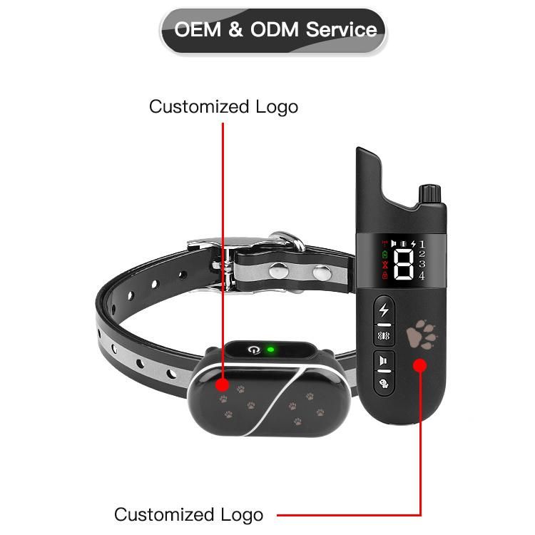 Hot Sale Waterproof 800m Remote Dog Training Collar Dog Shock Collar with Remote for Wholesale