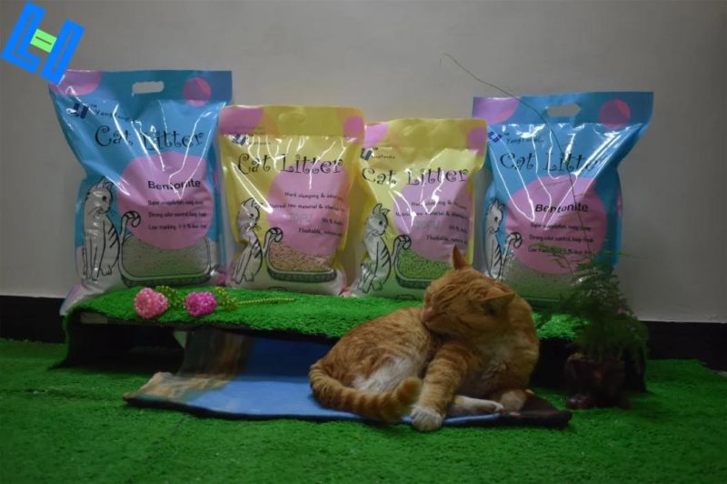 Peach Scent Tofu Cat Litter - Clump, Odor Control and Flushable