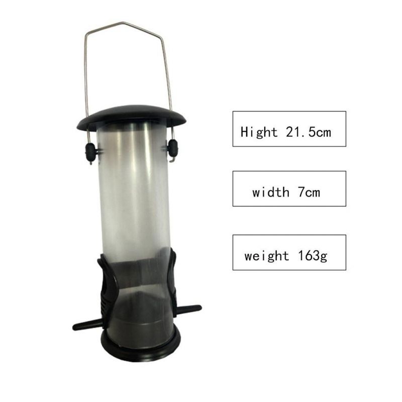 Squirrel Proof Automatic Hanging Bird Food Feeder Feeding Feed Apparatus