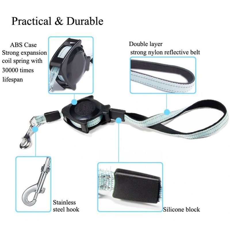 Retractable Pet Leash 4.7FT/1.4m Pet Walking Leash for Small/Medium/Big up to 88lbs